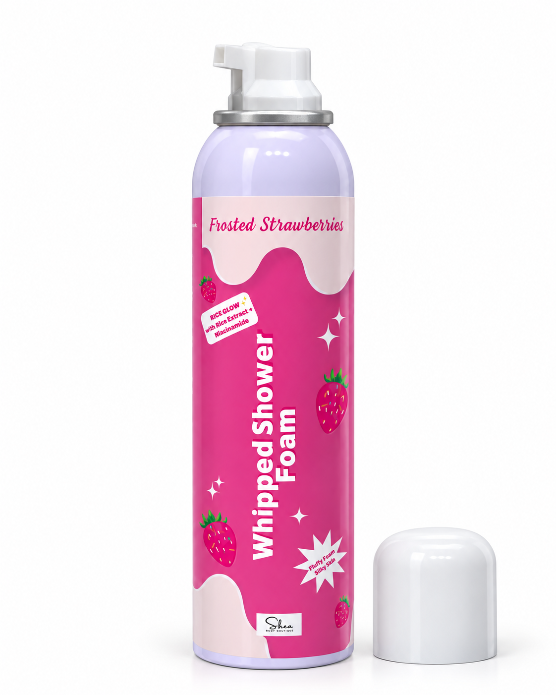 Frosted Strawberries Shower Foam