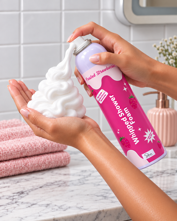 Frosted Strawberries Shower Foam