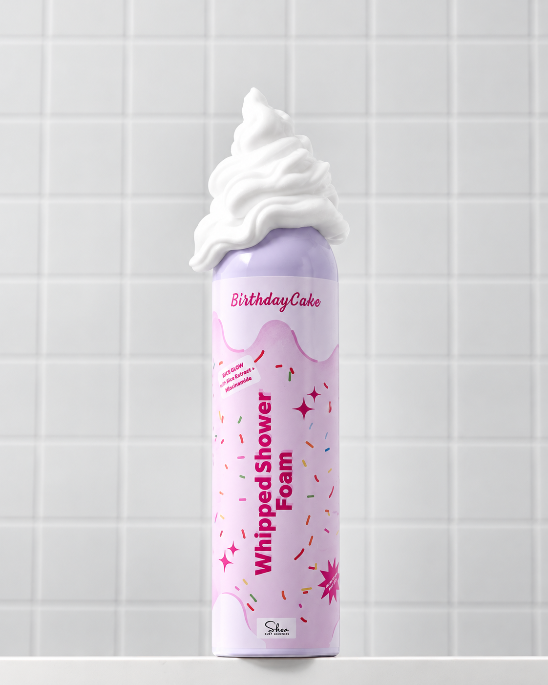 Birthday Cake Shower Foam