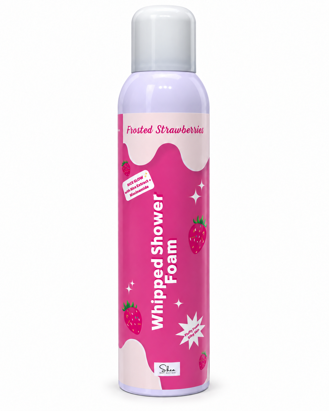 Frosted Strawberries Shower Foam