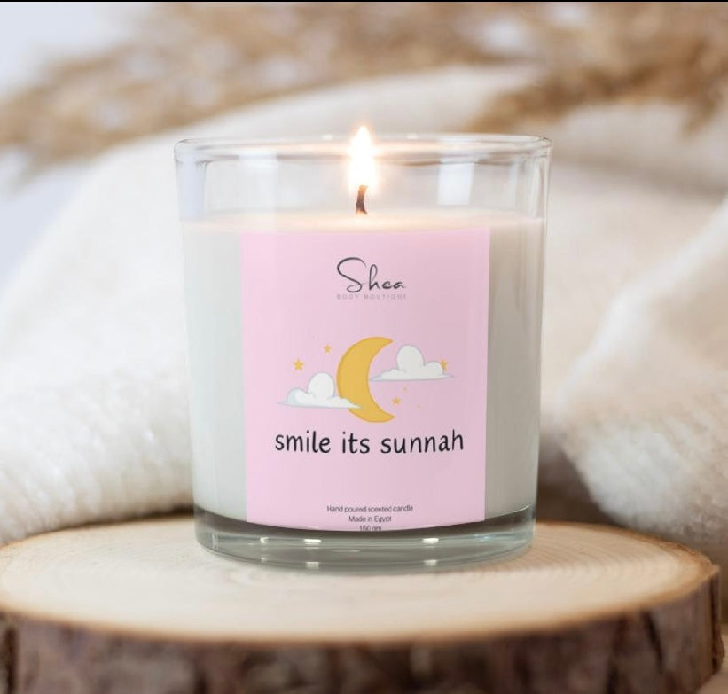Smile it’s sunnah Candle