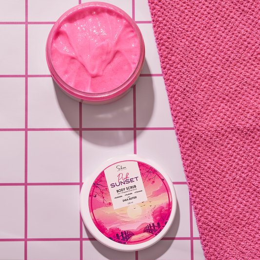 Pink Sunset Scrub