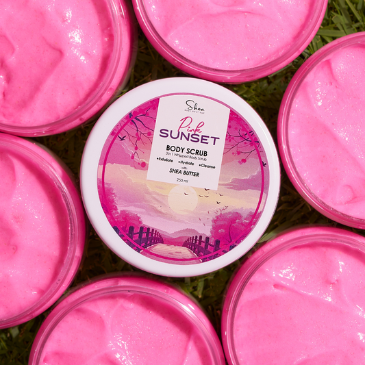 Pink Sunset Scrub